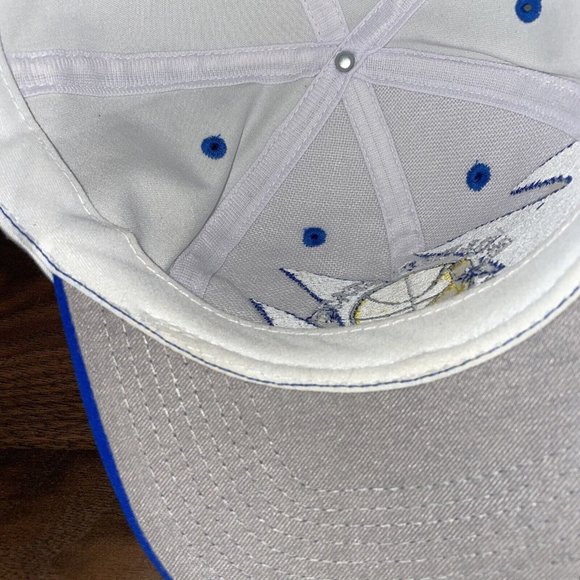 Vintage 90's Authentic Golden State Warriors Snapback Hat Shark Tooth Logo 7 - Picture 12 of 16